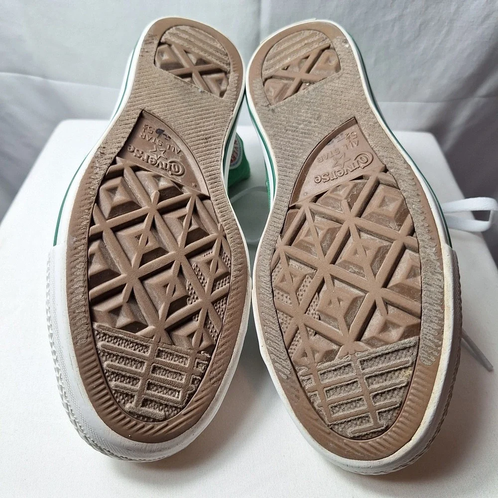 CONVERSE Chuck Taylor All Star High-Top Sneaker Womens/7.5 Mens/5.5 Green White